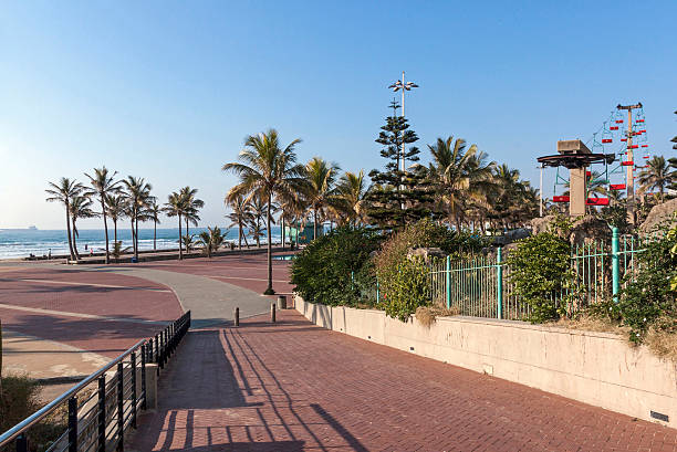 istock Paved Walkway Leading Down onto Promenade Beach and Ocean 543188886