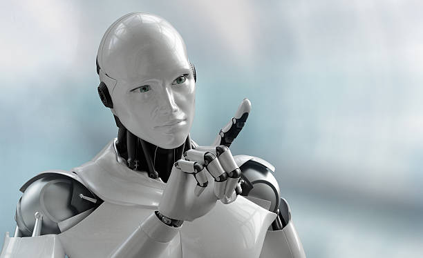 sentuhan irobot - robot potret stok, foto, & gambar bebas royalti