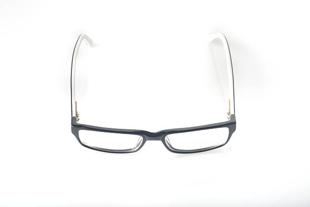 istock Top View of Eyeglasses on White Background 543190716