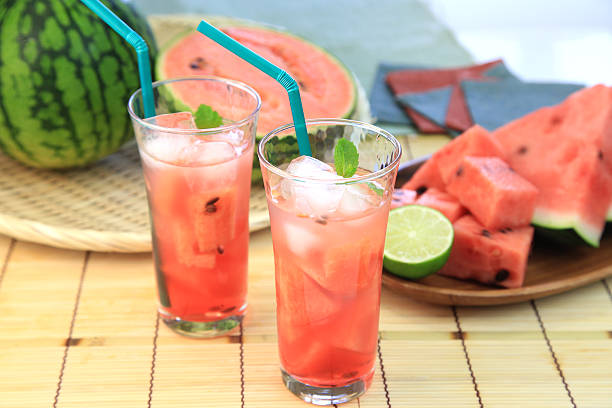 Watermelon juice drink watermelon juice stock pictures, royalty-free photos & images
