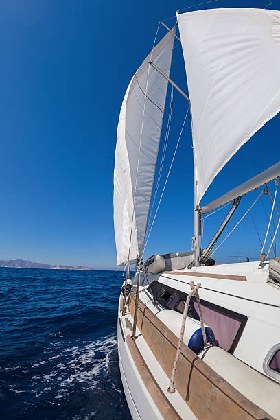 istock Sailing boat  in the sea 543191640