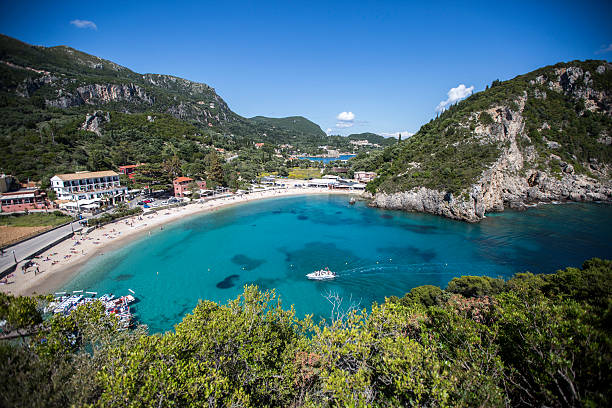 istock beach in Paleokastritsa, corfu greece 543196696