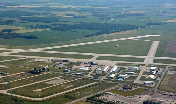 istock London ON airport aerial 543198698