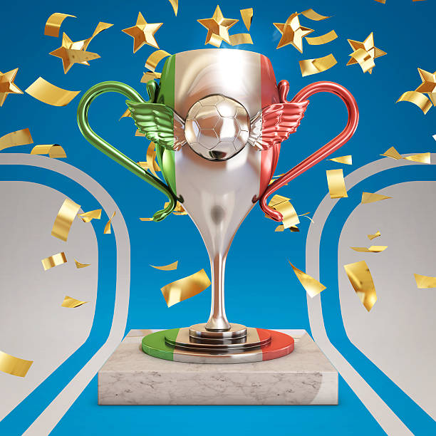 istock Italy soccer trophy, 3d rendering 543199798