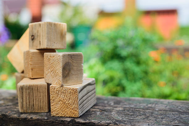 istock rustic concepts, homemade wooden cubes 543200702