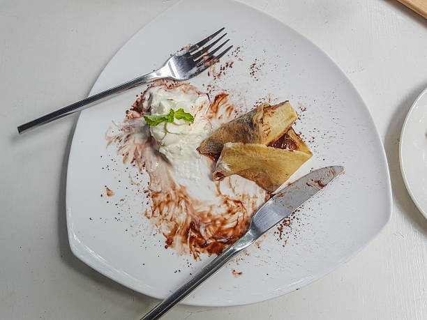 istock Remains of banana crape 543201918