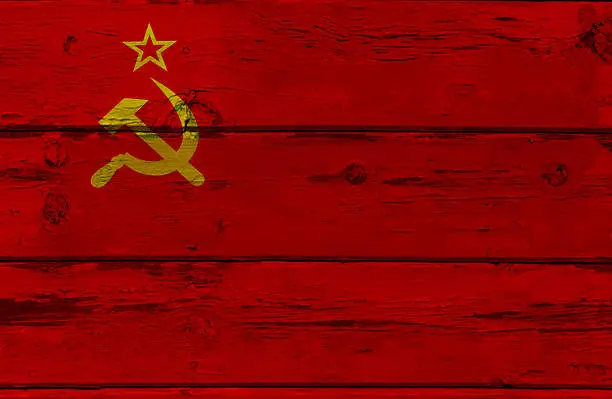 Photo of Grunge Former Soviet Union Flag