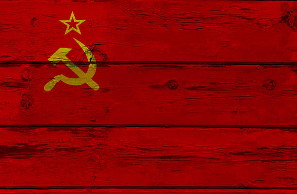 granica były związek radziecki flaga - flag russian flag russia dirty zdjęcia i obrazy z banku zdjęć