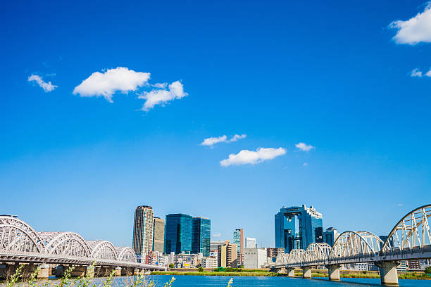 istock Osaka in Japan cityscape downtown 543202142