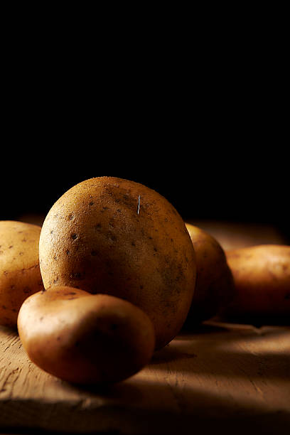 istock Food horror  - Sewing needle sticking in potato 543204738