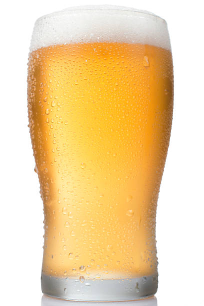 istock Isolated Beer Pint on a White Background 543205556