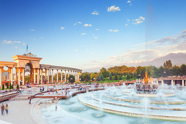 istock Fountain at Almaty, Kazakhstan 543207540