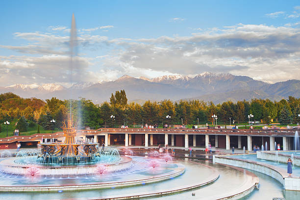istock Fountain at Almaty, Kazakhstan 543207654