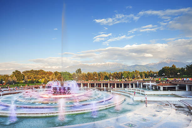 istock Fountain at Almaty, Kazakhstan 543207718