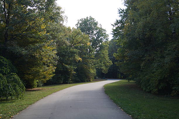 istock park road from the asphalt, 543210436