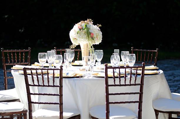 istock Elegant Wedding at Deering Estate Table Setting 543213268