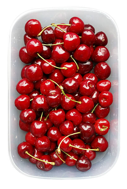 istock Cherries. Cherry. Cherries in white bowl. Red cherry. Fresh cherries. 543213452
