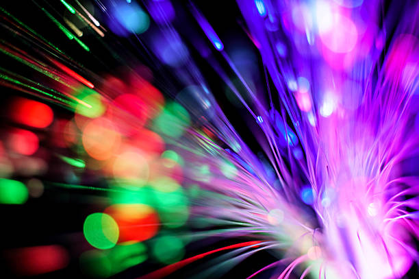 istock abstraction of light fiber optic wire 543216846