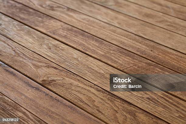 Empty Wooden Table Stock Photo - Download Image Now - Wood - Material, Table, Diminishing Perspective