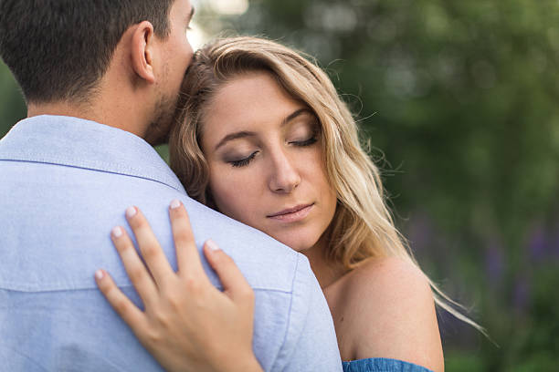 istock loving couple embracing each other in nature 543219638