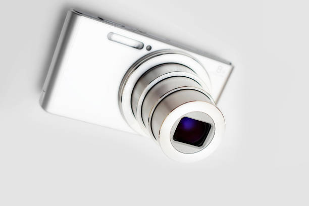 istock Camera, focused on lens, colour and focus manipulated 543319064