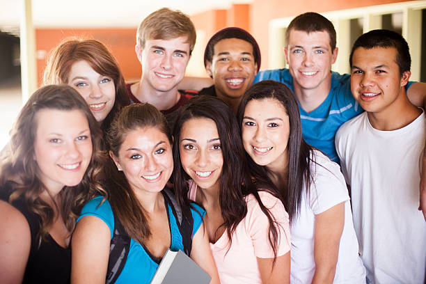 istock Group of Diverse Teen Students 543320690