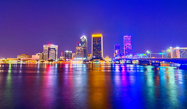 istock skyline and river coast scenes in Jacksonville Florida 543321242