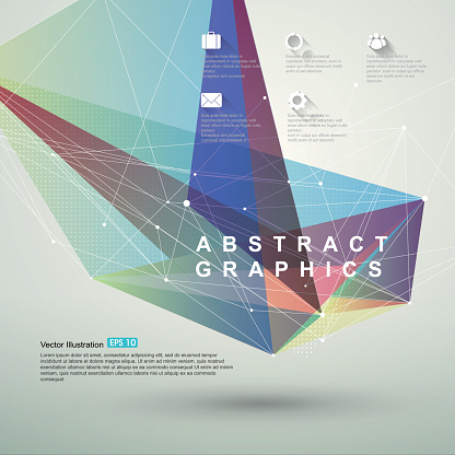 Graphics Design Using Point Point Line Surface Composition Of Abstract Graphics Infographics Stock ...