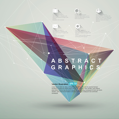 Graphics Design Using Point Point Line Surface Composition Of Abstract Graphics Infographics Stock ...