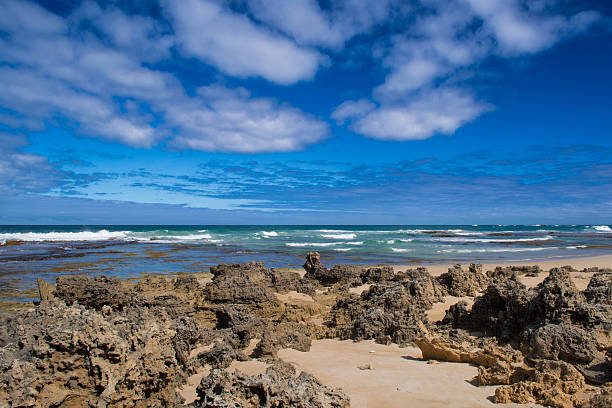 istock Beautiful  rocky seashore cloudy day in South Australia 543327442