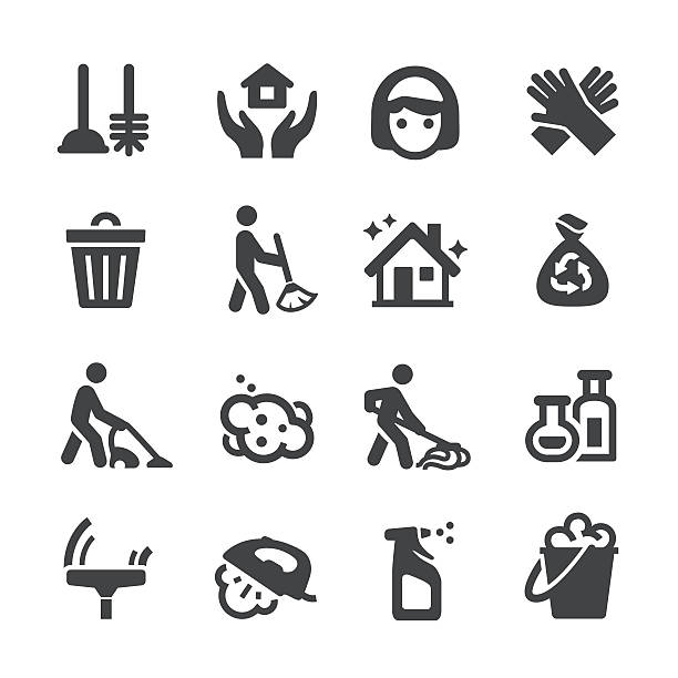 Cleaning Icons - Acme Series View All: caretaker stock illustrations