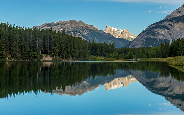 istock Johnson lake - Banff National Park, Canada 543328558