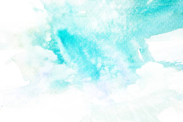 istock Watercolor illustration of sky with cloud. 543329576