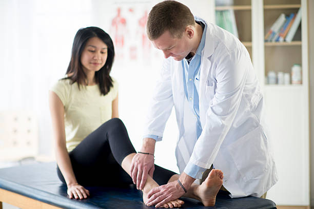 istock Rehabilitation for an Ankle Injury 543330146