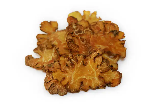 Photo of sliced szechuan lovage root