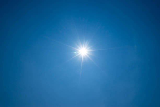 istock sun on the clear blue sky 543332162