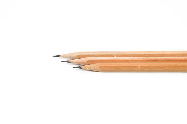 istock Wooden brown Pencils on white background 543332990