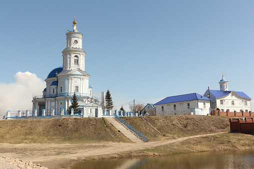 Vysoko-Petrovsky monastery in Moscow, church of St. Sergius of Radonezh, built in 1514-1517. Russia