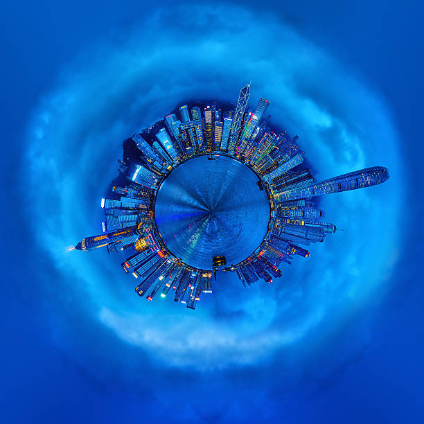 istock Hong Kong at twilight, panorama 543333294