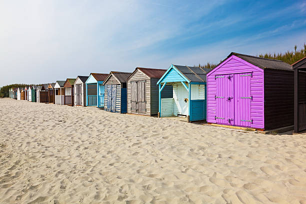 west wittering beach west sussex angleterre - witterung photos et images de collection