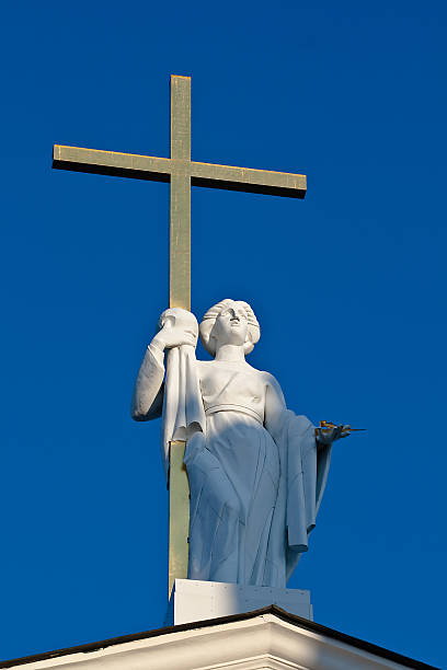 istock Statue of St. Helena in the Cathedral. Vilnius, Lithuania. 543336204