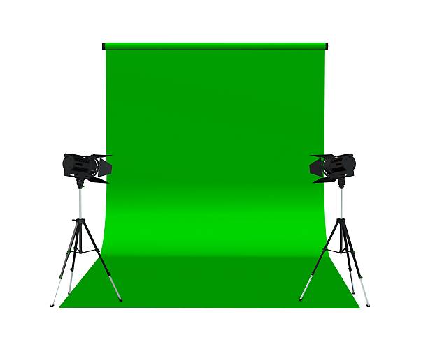 istock Photo / Video Studio with Green Screen and Light Equipment 543337490