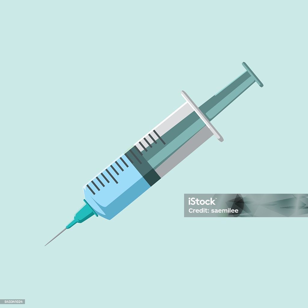 Syringe Vector illustration of syringe. Syringe stock vector