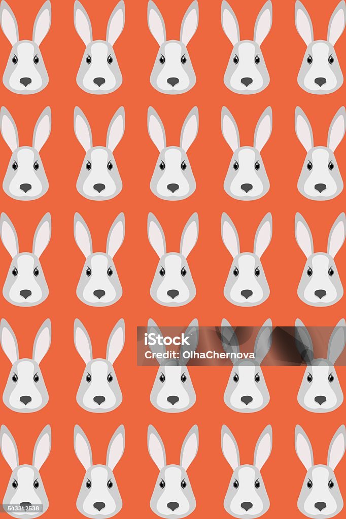 Rabit Pattern Rabbit Picture Pattern Stock Illustration - Download Image Now ...