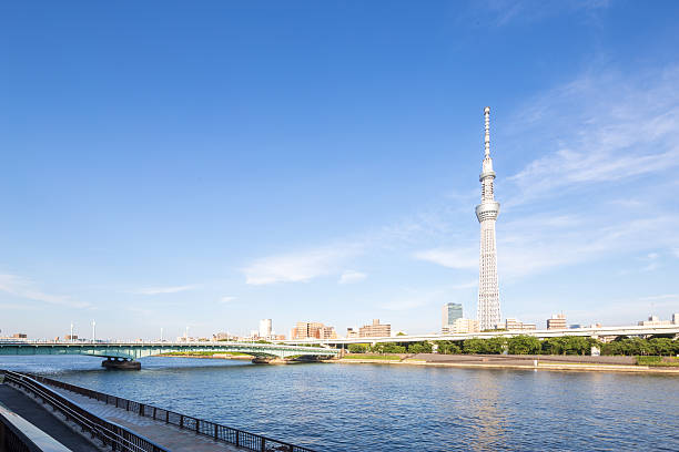 istock water,bridge,buildings and tokyo television tower 543342786