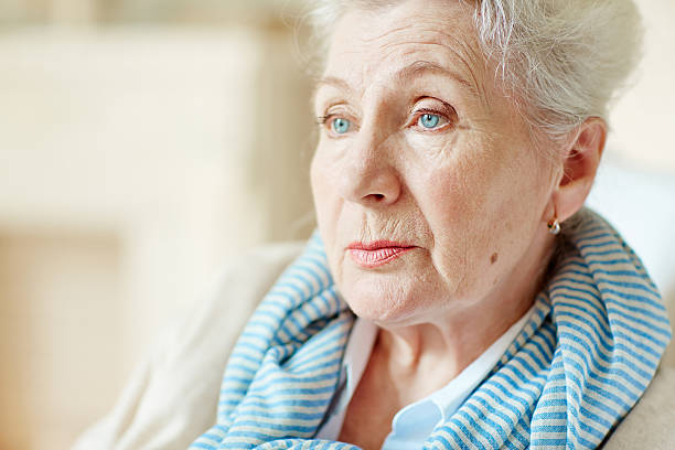 istock Calm senior woman 543343074