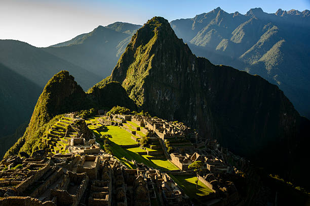 istock Highangle view of Machu Picchu, Peru and surrounding mountains 543347242