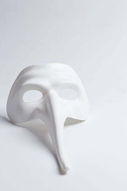 istock white venetian mask on a white background 543347800