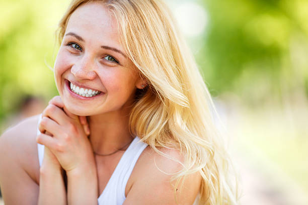 istock Caucasian attractive smiling blond woman 543349304