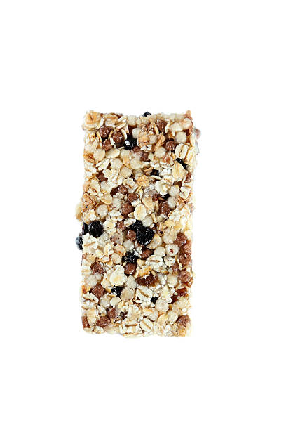 istock Granola bar isolated on a white background 543350858